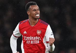 Recette Arteta khen Gabriel bản lĩnh sau cú vấp ngã tại Vitality