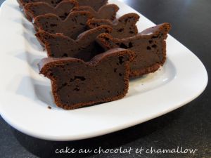Recette Cake au chocolat et chamallow