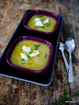 Recette Soupe de poireaux chèvre