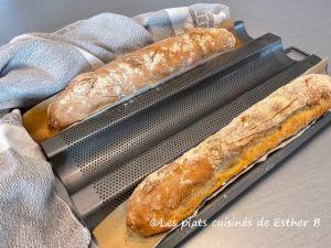 Recette Baguette maison sans pétrissage