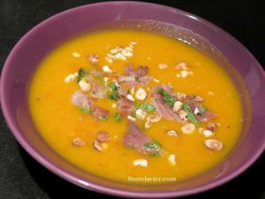 Recette Velouté de potimarron et carottes