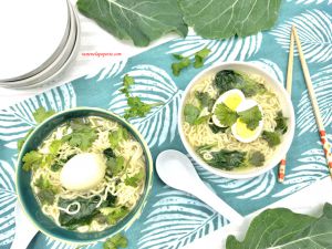 Recette Soupe nouilles au curry caldo verde et oeuf dur