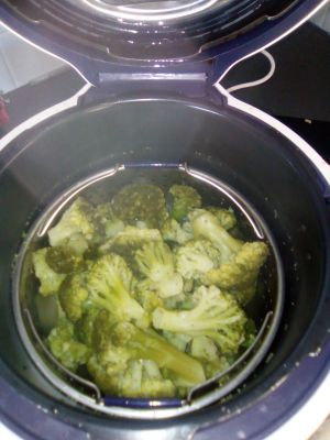 Recette Cuire des brocolis au cookéo