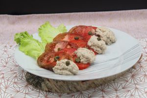 Recette Tomates crème de thon et câpres