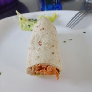 Recette Wraps aux carottes râpées, salade et thon