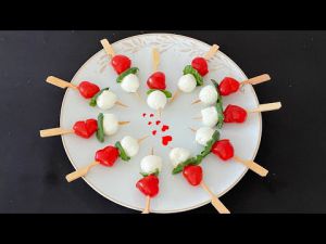 Recette Cœurs Tomates cerises Mozzarella