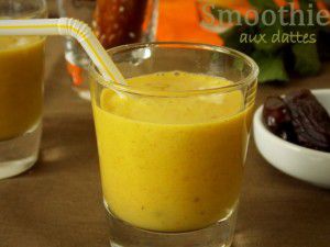 Recette Smoothie mangue dattes / boisson ramadan