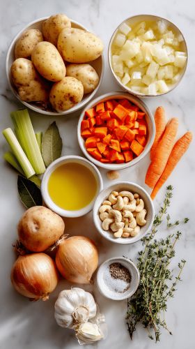 Recette Vegan Carrot Potato Soup: Creamy Comfort in Just 30 Minutes