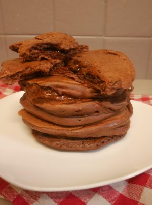 Recette Pancakes vegan double choco