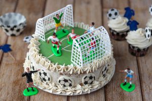 Recette Gâteau d'anniversaire foot