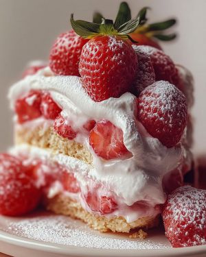 Recette Gâteau Fraises Yaourt : Recette Facile et Savoureuse