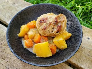 Recette Paupiettes de veau pommes de terre carottes au Cookéo