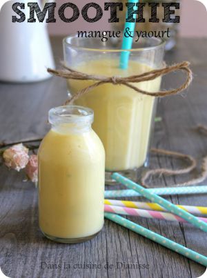 Recette Smoothie à la mangue & yaourt