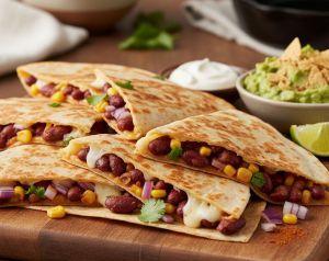 Recette Quesadillas aux haricots rouges : facile et savoureuse pour tous