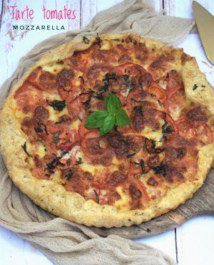 Recette Tarte tomates mozzarella