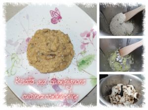 Recette Risotto champignons parmesan