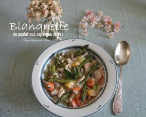 Recette Blanquette de poulet aux asperges vertes