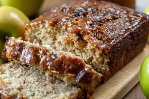 Recette Caramel Apple Fritter Bread