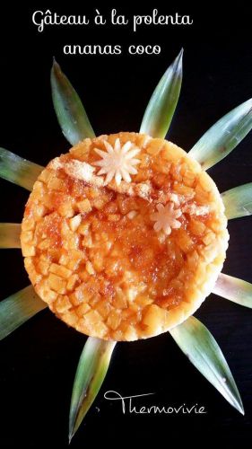 Recette Gâteau à la polenta et Ananas noix de coco, recette de la Masterclass de Christophe Michalak