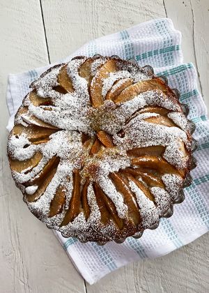 Recette Gâteau aux poires, yogourt et citron