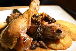 Recette Chapon Aux Morilles Et Gratin De Bettes