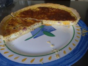 Recette Tarte salée au jambon et œufs durs