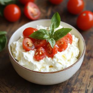 Recette Créez une Explosion de Saveurs avec cette Crème au Chèvre Frais et Tomates Confites: Recette Gourmande et Estivale Idéale pour vos Apéritifs