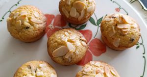 Recette Muffins à l'orange, raisins secs et huile d'olive