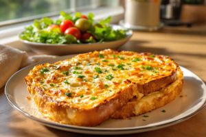 Recette Cette recette de toast gratiné est 2x plus légère qu’un croque-monsieur (et tout aussi gourmande)