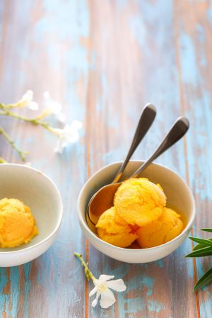 Recette Sorbet à la mangue