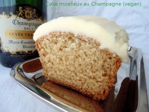 Recette Cake moelleux au Champagne (vegan)