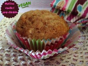 Recette Muffins vanille et sirop d'érable (vegan)