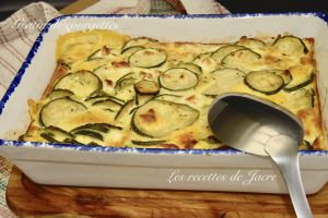 Recette Gratin de courgettes