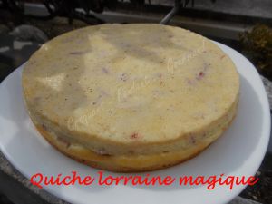 Recette Quiche lorraine magique