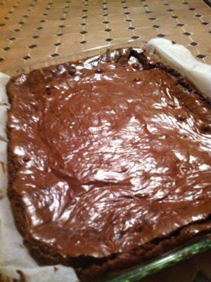 Recette Brownie aux pépites  de chocolat