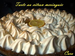 Recette Tarte au citron meringuée (pâte sucrée Pierre Hermé et meringue suisse)