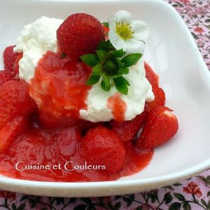Recette Fontainebleau aux fraises, fraises & fraises
