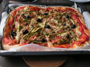 Recette Pizza au thon