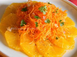 Recette Salade de carottes à l'orange et au gingembre