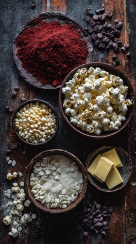 Recette Bloody Red Velvet Popcorn: A Spooky-Sweet Treat You’ll Crave