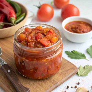 Recette Spicy Tomato Chutney – Fiery Garden Preserve