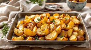 Recette Pommes de terre au four croustillantes façon grand-mère