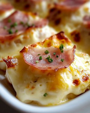 Recette Gratin Œufs Jambon : Recette Facile et Savoureuse