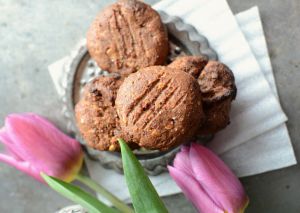 Recette Biscuits aux dattes, purée de cacahouète #vég