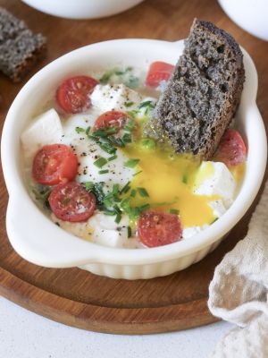 Recette Oeufs cocotte aux épinards et ricotta