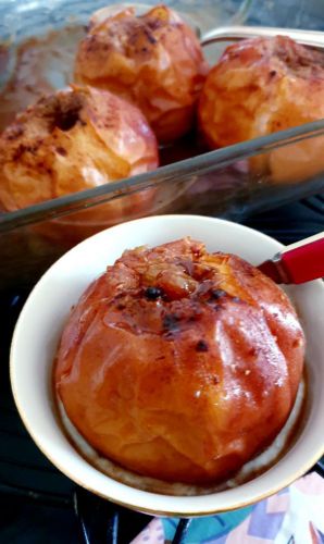 Recette Pommes au four-saveurs d'hiver