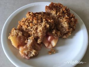 Recette Crumble aux fruits sans beurre