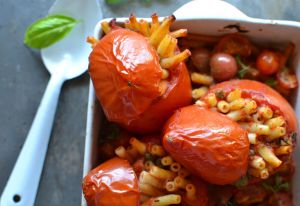 Recette Tomates farcies aux pâtes