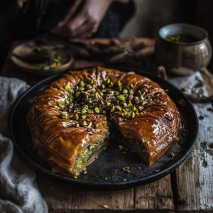 Recette Découvrez la Recette Infaillible de la Baklava des Rois à la Pistache : Un Véritable Délice Royal !