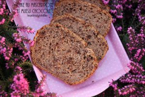 Recette Cake au mascarpone et muesli chocolat